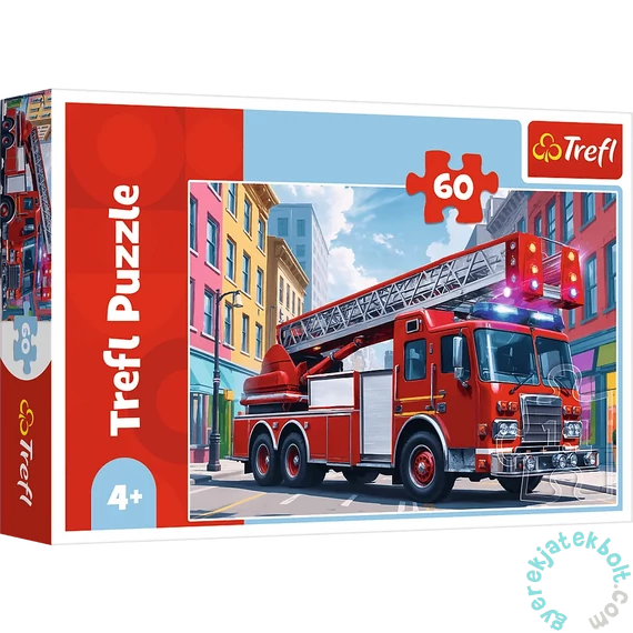 Trefl 60 db-os puzzle - Tűzoltóautó (17405)