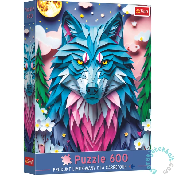 Trefl 600 db-os Paper Art puzzle - Limitált kiadás - Farkas (94204)