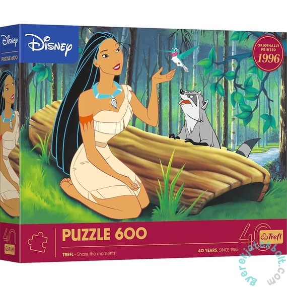 Trefl 600 db-os puzzle - 40 Éves Jubileum - Disney - Pocahontas (37605)