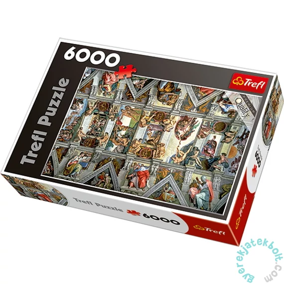 Trefl 6000 db-os puzzle - Sixtus-kápolna (65000)