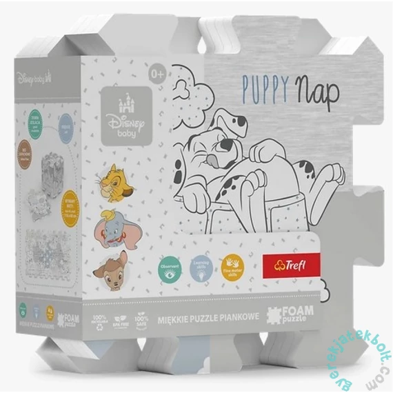 Trefl 8 db-os Szivacs puzzle - Álmodó kölykök (61602)