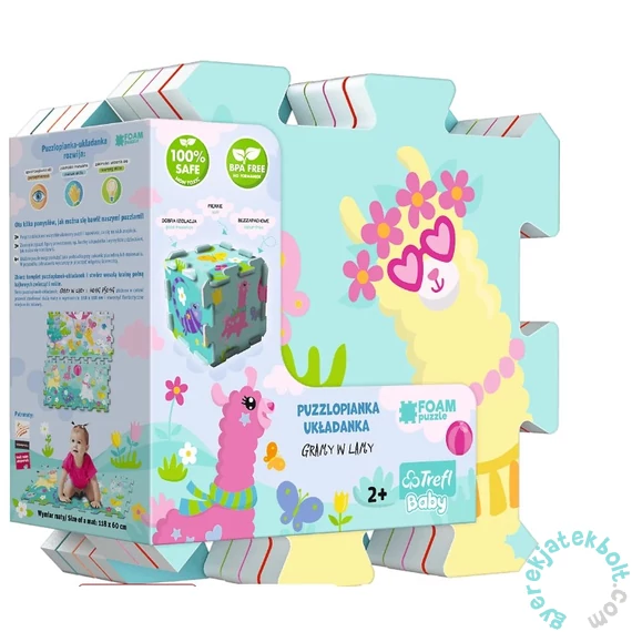 Trefl 8 db-os Szivacs puzzle - Lámák (61263)