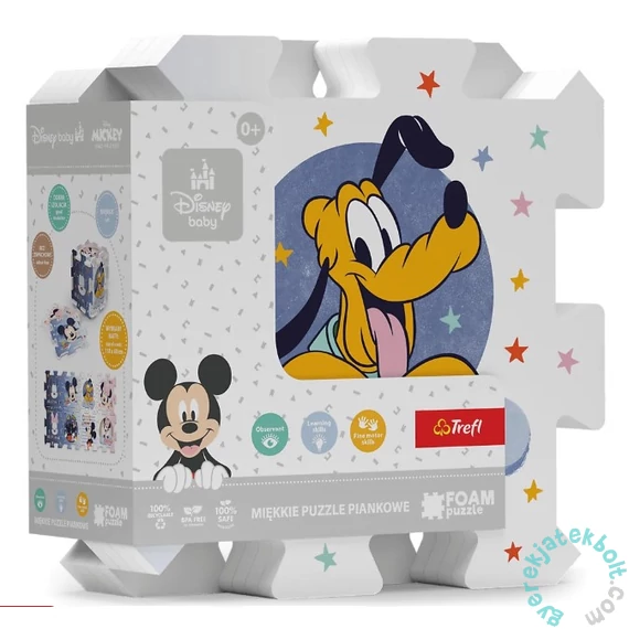 Trefl 8 db-os Szivacs puzzle - Mickey egér (61604)