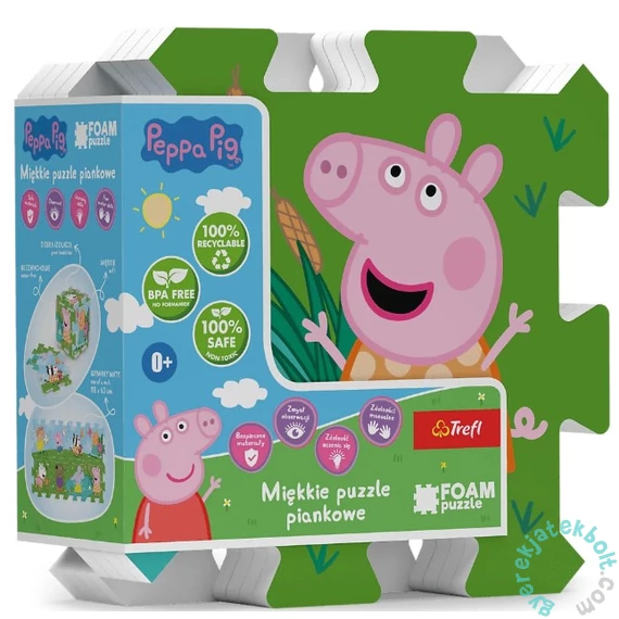 Trefl 8 db-os Szivacs puzzle - Peppa malac (61612)