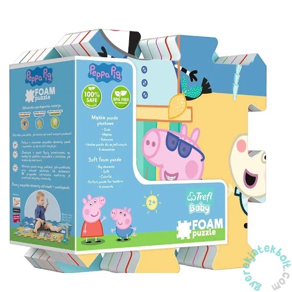 Trefl 8 db-os Szivacs puzzle - Peppa malac nyara (61363)