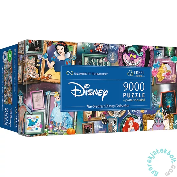 Trefl 9000 db-os UFT puzzle - A legnagyobb Disney kollekció (81020)