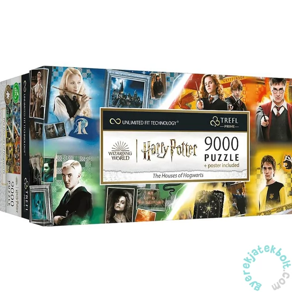 Trefl 9000 db-os UFT puzzle - Harry Potter - A Roxfort Házai (81023)