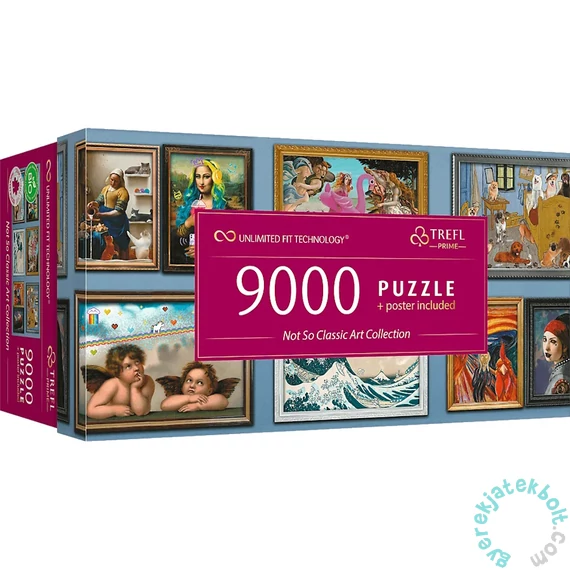 Trefl 9000 db-os UFT puzzle - Kevésbé klasszikus művészeti gyűjtemény (81021)