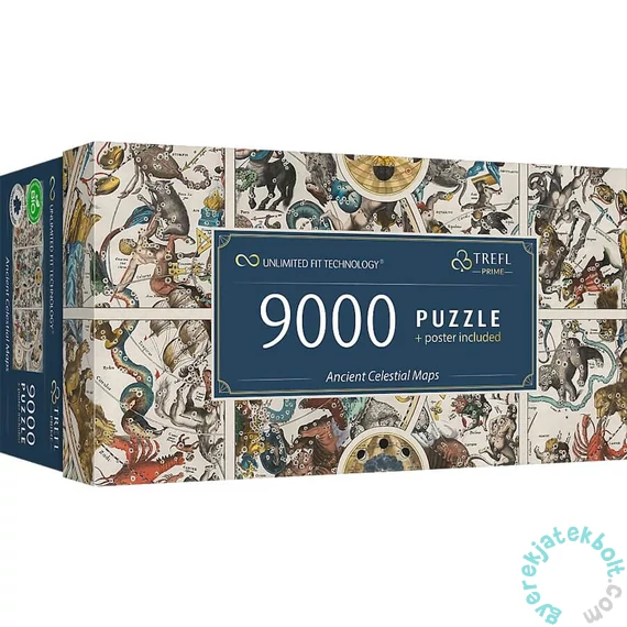 Trefl 9000 db-os UFT puzzle - Ősi égi térképek (81031)