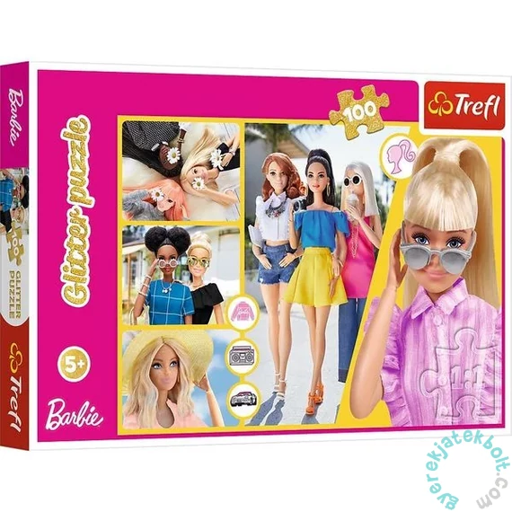 Trefl 100 db-os Csillám puzzle - Barbie (14830)