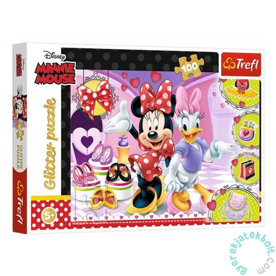 Trefl 100 db-os Csillám puzzle - Minnie és Daisy (14820)