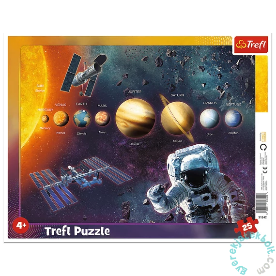 Trefl 25 db-os keretes puzzle - Naprendszer (31342)