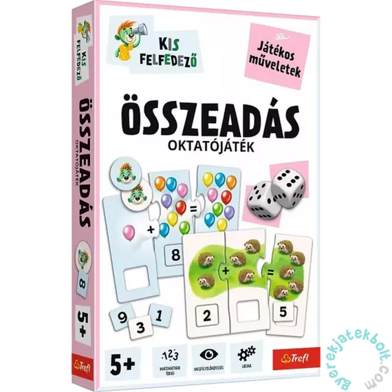 Trefl Kis Felfedező oktató társasjáték - Összeadás (02851)
