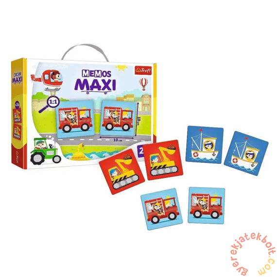 Trefl Memos Maxi memóriajáték - Járművek (02267)