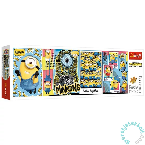 Trefl 1000 db-os Panoráma puzzle - Minyonok kollázs (29049)