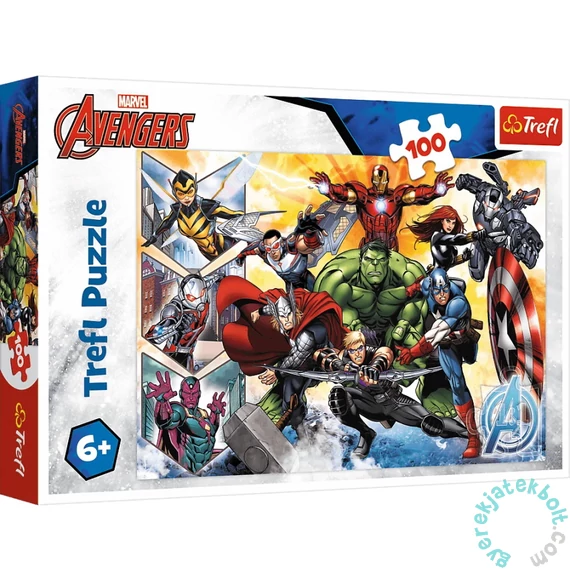 Trefl 100 db-os puzzle - Avengers - Bosszúállók - A csapat ereje (16431)