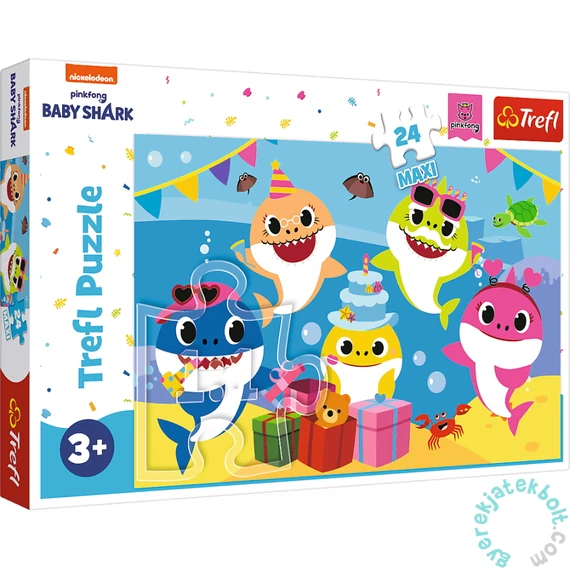 Trefl 24 db-os Maxi puzzle - Baby Shark (14337)