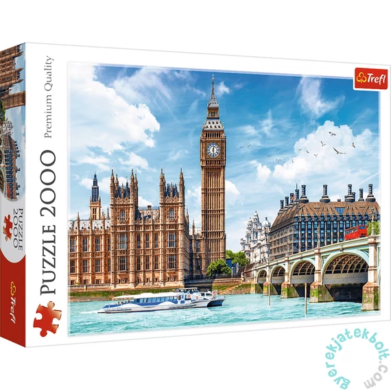 Trefl 2000 db-os puzzle - Big Ben, London (27120)