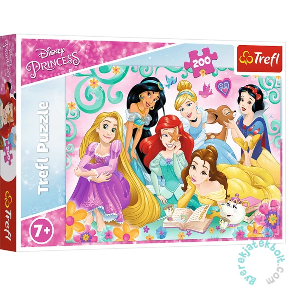 Trefl 200 db-os puzzle - Disney Princess - Vidám teadélután (13268)