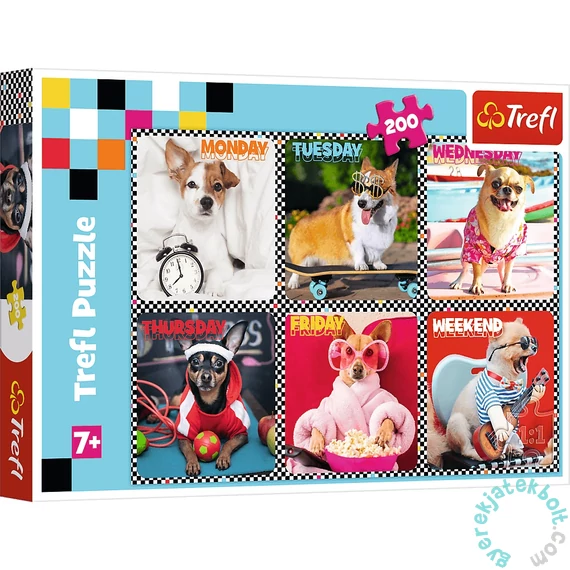 Trefl 200 db-os puzzle - Vicces kutyák (13279)