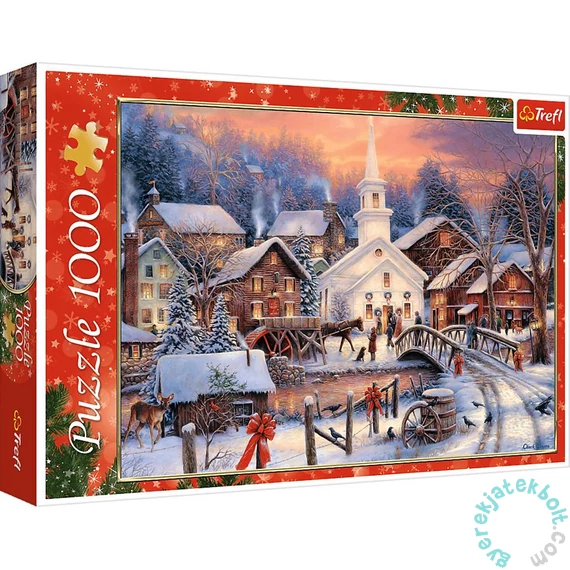 Trefl 1000 db-os puzzle - Fehér Karácsony (10602)