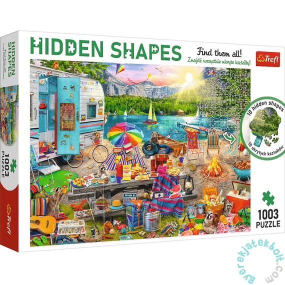 Trefl 1003 db-os Hidden Shapes puzzle - Utazás (10677)