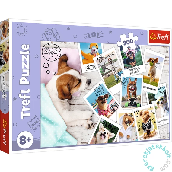 Trefl 300 db-os puzzle - Kutya kalandok (23003)