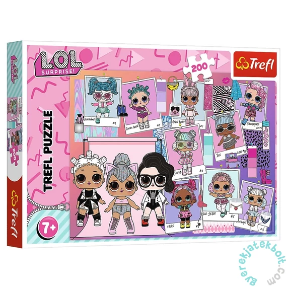 Trefl 200 db-os puzzle - LOL Surprise - Lovely dolls (13288)