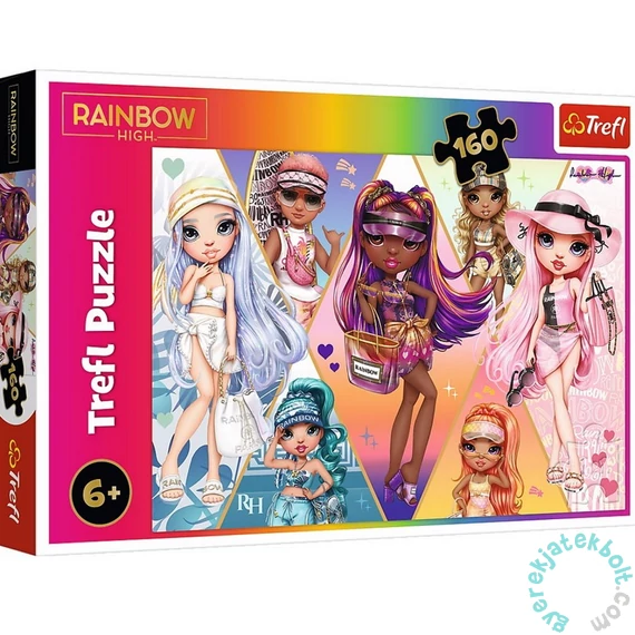 Trefl 160 db-os puzzle - Rainbow High divatbabák (15415)