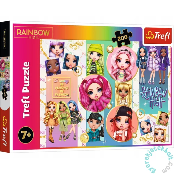 Trefl 200 db-os puzzle - Rainbow High (13289)