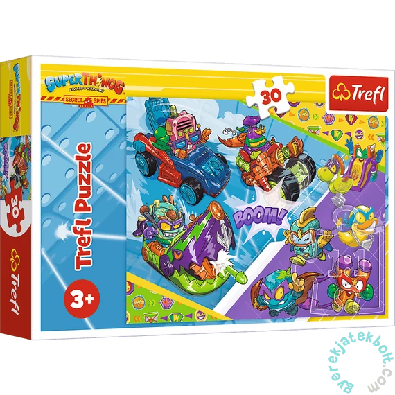 Trefl 30 db-os puzzle - Super Things - A Super Spies csapat (18273)