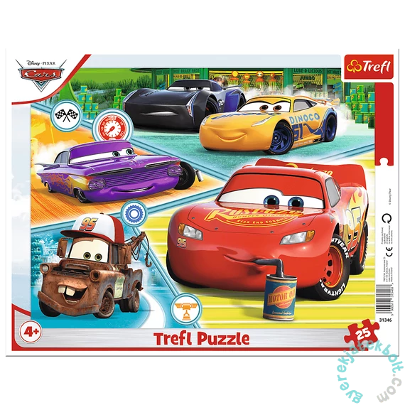 Trefl 25 db-os keretes puzzle - Verdák (31346)