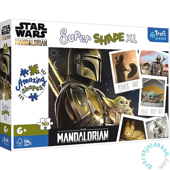 Trefl Super Shape XL 160 db-os puzzle - Star Wars - The Mandalorian (50035)