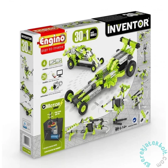 Engino Inventor motorizált modellek 30 in 1 - Multi models (ENG3030)