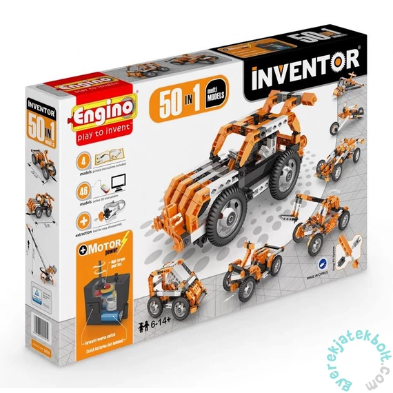 Engino Inventor motorizált modellek 50 in 1 - Multi models (ENG5030)