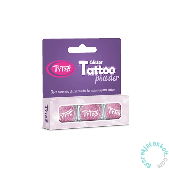 TyToo - Csillámpor szett - Babarózsaszín (CTPS0044)
