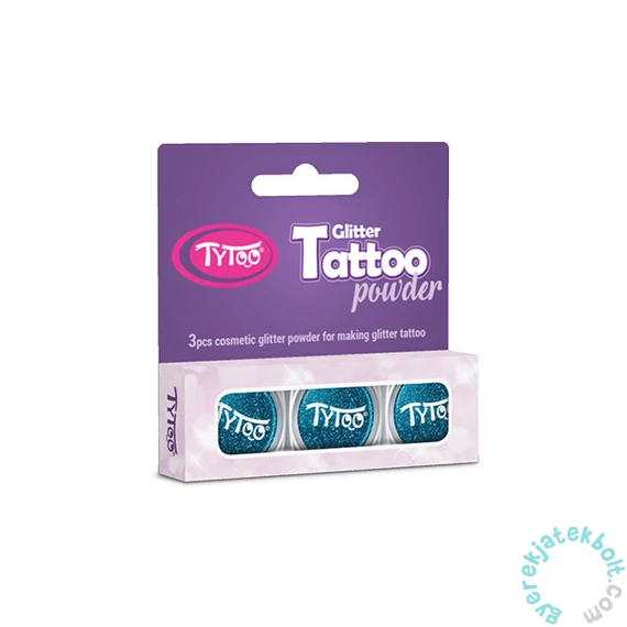 TyToo - Csillámpor szett - Türkizkék (CTPS0035)