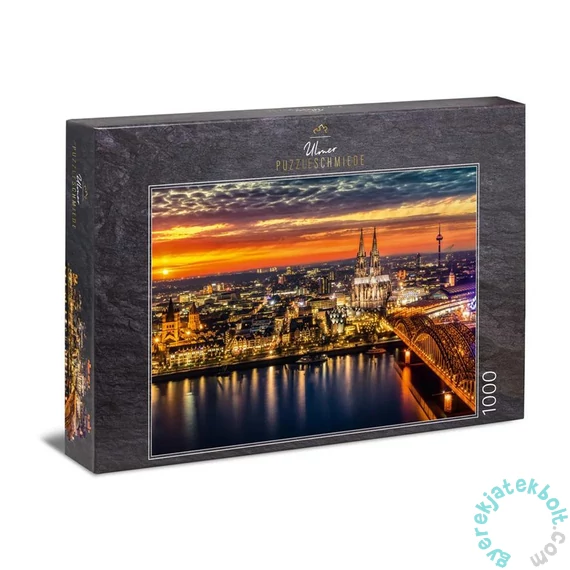 Ulmer 1000 db-os puzzle - Cologne at Dusk (0091)