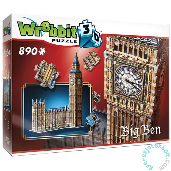 Wrebbit 890 db-os 3D puzzle - Big Ben (02002)