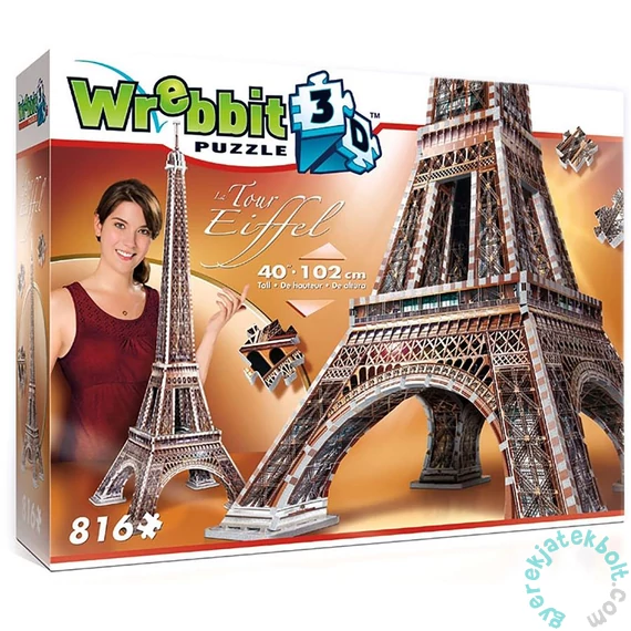 Wrebbit 816 db-os 3D puzzle - Eiffel torony (02009)