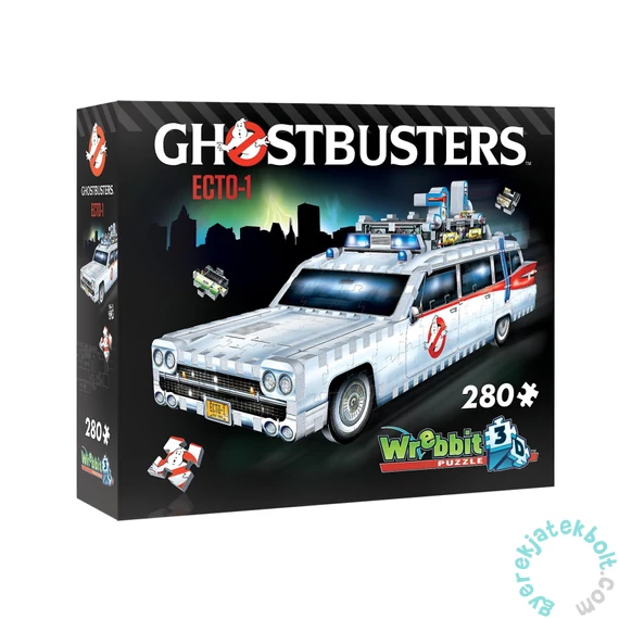 Wrebbit 280 db-os 3D puzzle - Szellemirtók - Ecto 1 autó (00513)