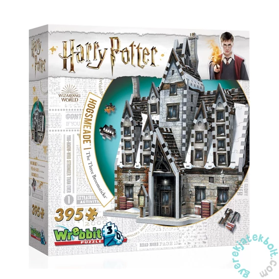 Wrebbit 395 db-os 3D puzzle - Harry Potter - Roxmorts - Három Seprű (01012)