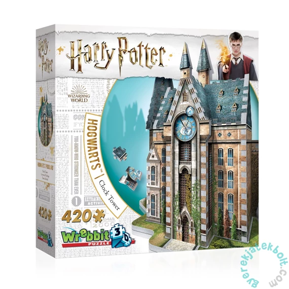 Wrebbit 420 db-os 3D puzzle - Harry Potter - Roxforti óratorony (01013)