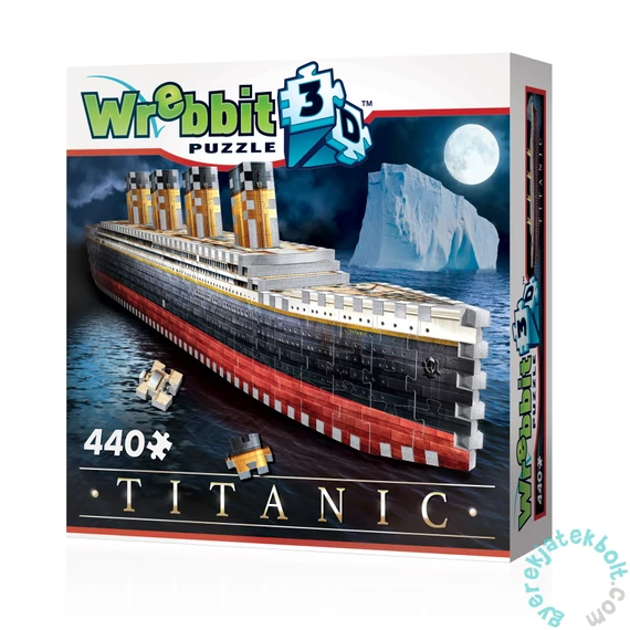 Wrebbit 440 db-os 3D puzzle - Titanic óceánjáró hajó (01014)
