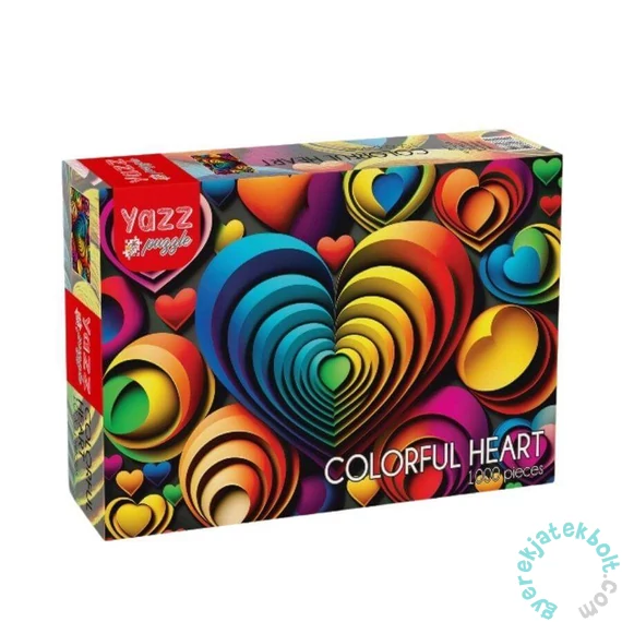 Yazz 1000 db-os puzzle - Colorful Heart (3831)