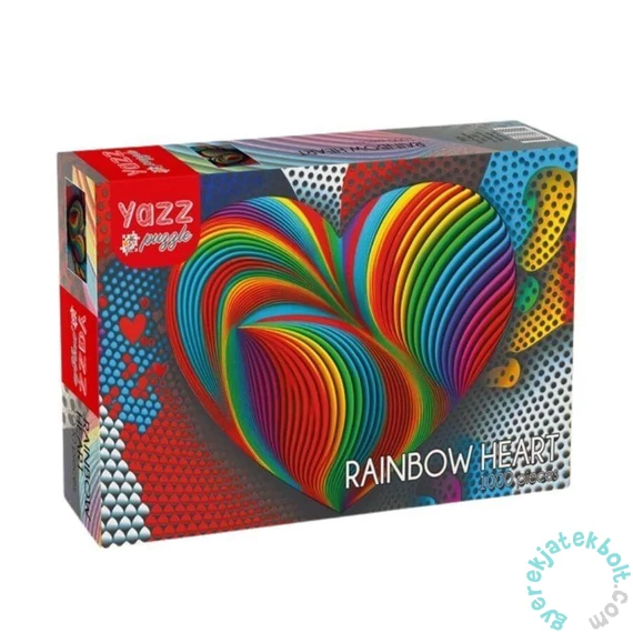 Yazz 1000 db-os puzzle - Rainbow Heart (3824)