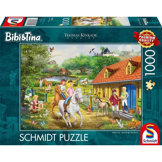 Schmidt 1000 db-os puzzle - Bibi and Tina - Fun at the Martinshof (58425)