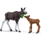 Schleich 42603 Jávorszarvas borjúval figurák - Wild Life
