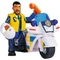 Simba Sam, a tűzoltó - Rendőrségi motor Malcolm figurával (1092)