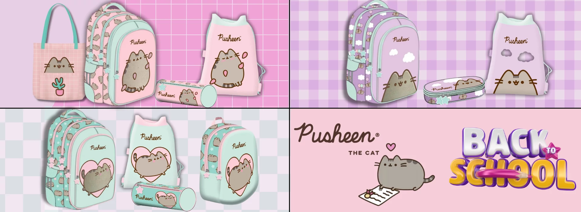 Pusheen iskolaszett